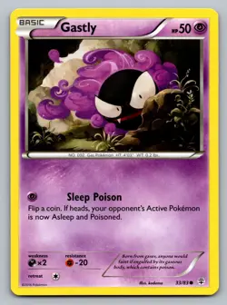 Pokemon TCG Generations Gastly 33/83 - Image 1