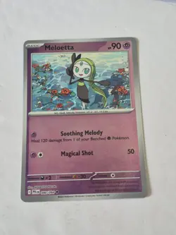 Meloetta 040/094 Uncommon Phantasmal Flames Pokemon Reverse Holo Near Mint - Image 1