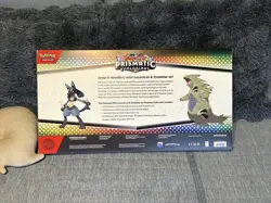 Pokemon TCG: Prismatic Evo Lucario Tyranitar Ex Premium Collection Sealed Box - Image 2