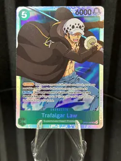 One Piece TCG English OP01-047 Trafalgar Law SR Foil NM English - Image 1