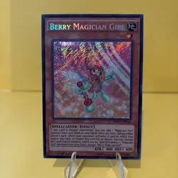 1ST EDITION BERRY MAGICIAN GIRL SECRET RARE MVP1-ENS14 YUGIOH CARD - Image 1