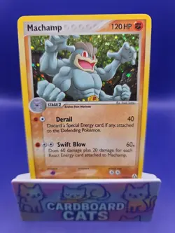 Machamp 9/92 EX Legend Maker Pokemon Card Holo Foil Rare - Image 1