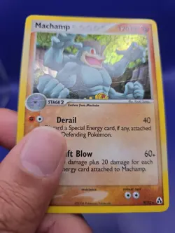 Machamp 9/92 EX Legend Maker Pokemon Card Holo Foil Rare - Image 5