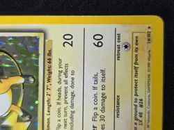 Pokemon TCG Raichu Holo Card 014/102 Base Set - Image 4