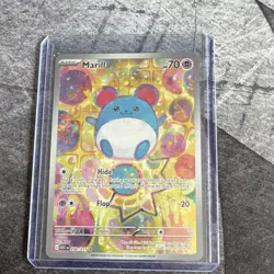 Pokemon TCG Marill Basic Aqua Type Holo Card 232/217 70 HP 2026 Nintendo English - Image 1
