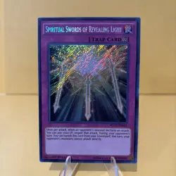 Spiritual Swords of Revealing Light MVP1-ENS31 Secret Rare 1st Ed YuGiOh Card NM - Image 1