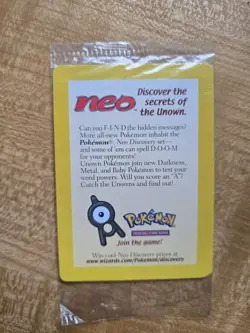 Pokemon Entei Black Star Promo Card #34 SEALED Movie Promo NEW Neo - Image 1
