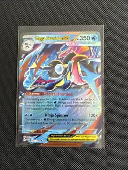 Mega Greninja EX Full Art Holo Ultra Rare Pokemon TCG Card 022/086 - Image 1