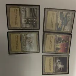 Magic: The Gathering Legends 5 Legendary Land cards (LP) - Image 1