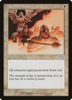 Absolute Law - Urza's Saga - Magic The Gathering - MTG - Image 1