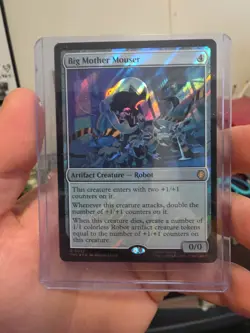 Big Mother Mouser Surge Foil Teenage Mutant Ninja Turtles TMNT MTG Foil - Image 1