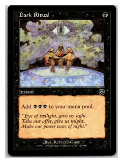Mercadian Masques #129 Dark Ritual - Image 1