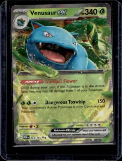2023 Pokemon SV 151 Venusaur ex #003/165 - Image 1
