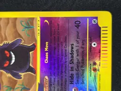 POKEMON TCG GENGAR 013/165 EXPEDITION REVERSE HOLO RARE STAGE 2 90HP E-READER - Image 4