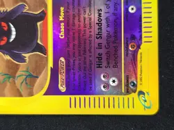 POKEMON TCG GENGAR 013/165 EXPEDITION REVERSE HOLO RARE STAGE 2 90HP E-READER - Image 5