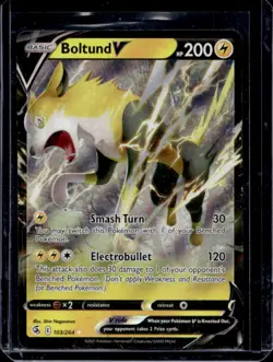 2021 Pokemon SWSH Fusion Strike Boltund V #103/264 - Image 1
