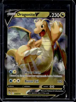 2022 Pokemon SWSH Pokemon GO Dragonite V #049/078 - Image 1