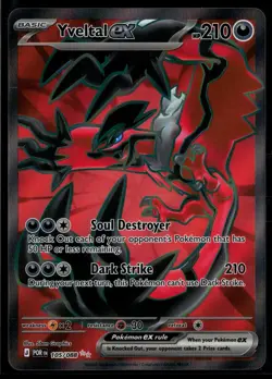 Yveltal ex 105/088 Perfect Order Ultra Rare Pokemon - Image 1