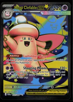 Mega Clefable ex 103/088 Perfect Order Ultra Rare Pokemon - Image 1