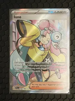 Pokemon Iono 254/193 Sv02: Paldea Evolved Holo TCG English - Image 1
