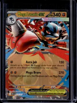 2026 Pokemon Ascended Heroes Mega Lucario ex Double Rare #113/217 - Image 1