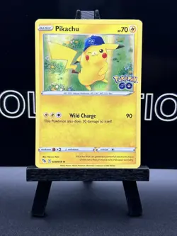 Pokemon Pikachu 028/078 Pokemon GO Promo Holo NM - Image 2
