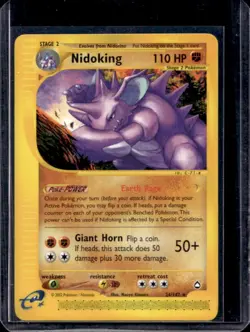 2003 Pokemon Aquapolis Nidoking #24/147 - Image 1