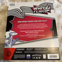 Pokemon TCG - White Flare Binder Collection - Brand New & Sealed Card Game - Image 2