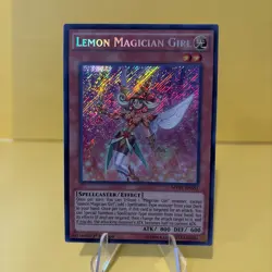 Yugioh - Lemon Magician Girl *Secret Rare* MVP1-ENS51 (NM) 1st edition - Image 1