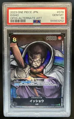 2024 One Piece 500 Years in the Future JP Issho Special Alt Art #OP03-078 PSA 10 - Image 1