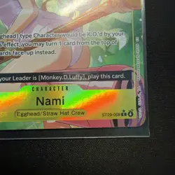 Nami (Alt Art) ST29-008 Egghead Starter Deck Parallel One Piece Tcg English NM! - Image 4