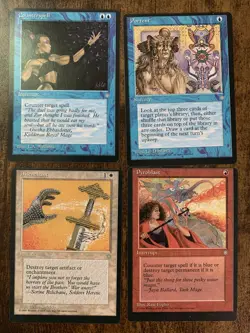 Ice Age Miscut Lot MTG 52 Cards Counterspell Pyroblast Portent Disenchant - Image 2