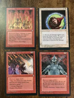 Ice Age Miscut Lot MTG 52 Cards Counterspell Pyroblast Portent Disenchant - Image 4