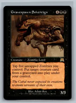 Magic The Gathering Onslaught Gravespawn Sovereign #152/350 MTG TCG CCG - Image 1
