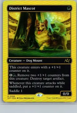 District Mascot (First-Place Foil) Aetherdrift Foil R 0466 MTG - Image 1