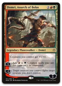 Domri, Anarch of Bolas #191 (LP) War of the Spark WAR Magic MTG - Image 1