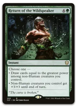 Return of the Wildspeaker #205 (LP) Commander 2021 C21 Magic MTG - Image 1