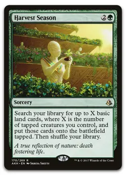 Harvest Season #170 (LP) Amonkhet AKH Magic MTG - Image 1