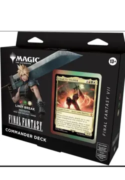 MTG FF Magic The Gathering Final Fantasy VII Commander Deck Cloud Limit Break - Image 1