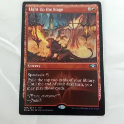 MTG Light Up the Stage Guilds of Ravnica Friday Night Magic Foil Promo Near Mint - Image 1