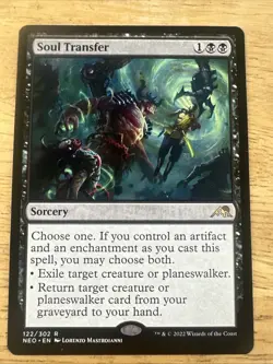 Soul Transfer (122) Kamigawa: Neon Dynasty NEO MTG Magic - Image 1