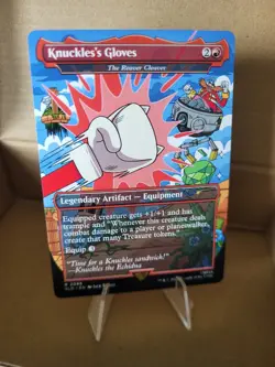 Knuckles's Gloves / The Reaper Cleaver Full Art Secret L'air SONIC NM ENG MTG - Image 1