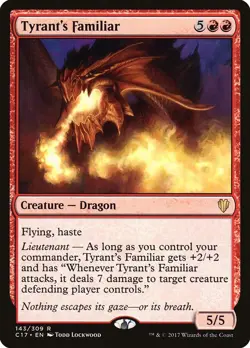 MTG - Tyrant's Familiar - Commander 2017 - X1 - (LP) - #B5347 - Image 1