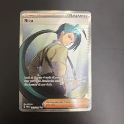 Rika Ultra Rare SV04: Paradox Rift 241/182 NM/M Pokemon TCG Card - Image 1