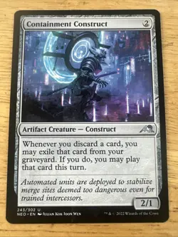 MTG Kamigawa Neon Dynasty U Containment Construct #243 - Image 1
