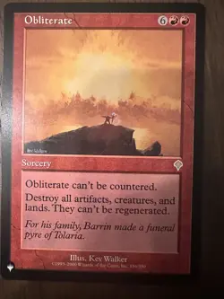 Obliterate : MTG / Invasion : The List #156 / NM - Image 1