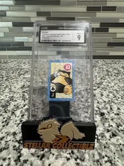 SnorlaxPokemon Playing Cards (1997) JPNMini CoroCoro Karuta - J*Hand Cut - Image 1