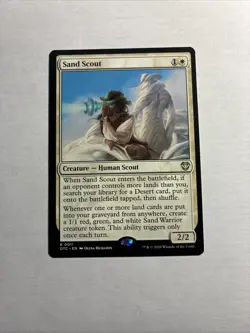 Sand Scout - Commander: Outlaws of Thunder Junction MTG Plus Bonus Card!!! - Image 1