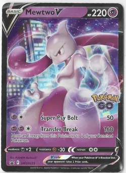 Mewtwo V SWSH223 SWSH: Sword & Shield Promo Cards Holo - Image 1