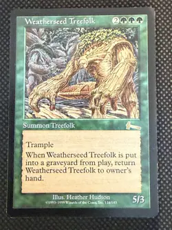 Weatherseed Treefolk Urza's Legacy Magic the Gathering Gree Rare MtG - Image 1
